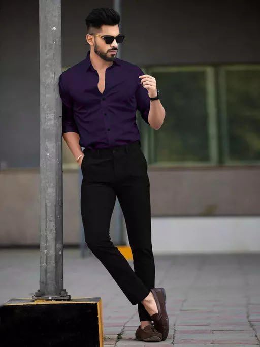 Image of Pinkmint Cotton Blend Casual Shirt for Men Combo Shirt for Formal Wear, Regular Home Wear