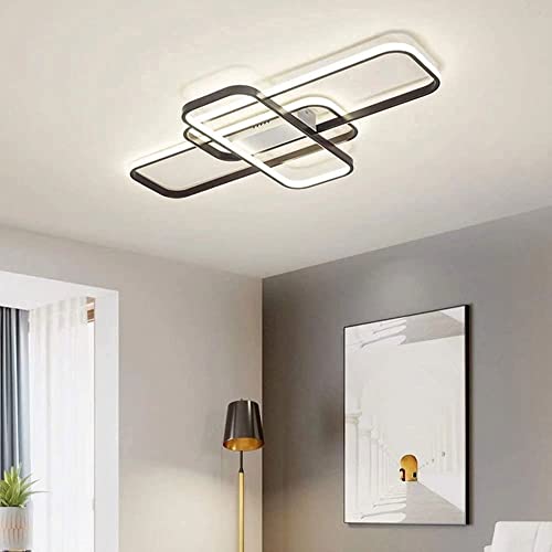 Design 3S pour ce plafonnier LED moderne carré avec télécommande