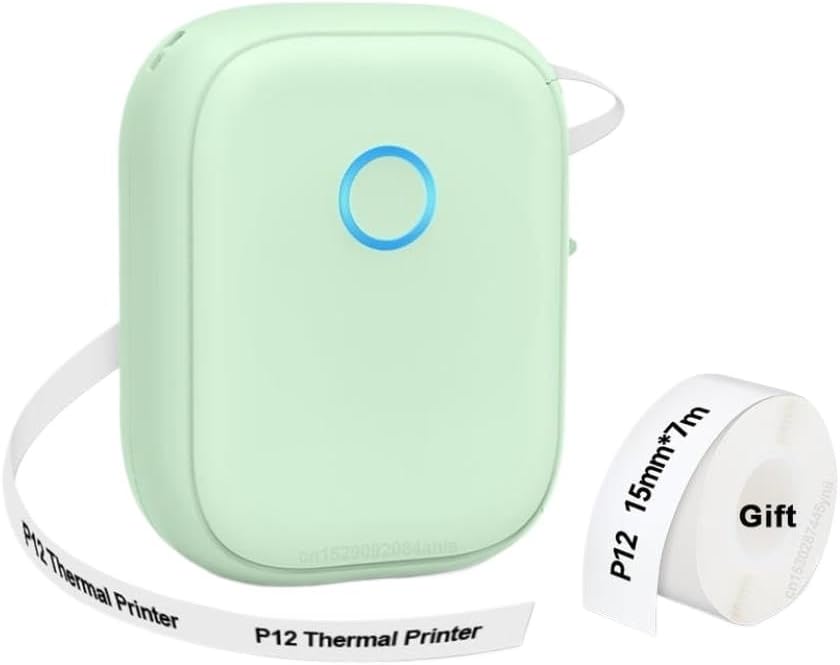 ラベルプリンター P12 D30 D11 D110 D101 と互換性 Marklife P12 粘着プリンター 1PK P12 連