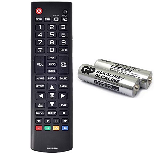 Télécommande AKB73715608 pour LG TV 32LN530B 42LN5400 et piles GP