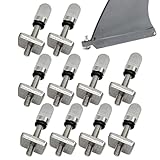 Maodom Tornillo de aleta para tabla de remo | Tornillos de aleta de acero inoxidable 316, accesorios de surf, tornillo de aleta de pulgar con juntas tóricas, sin herramientas, tornillos de aleta para