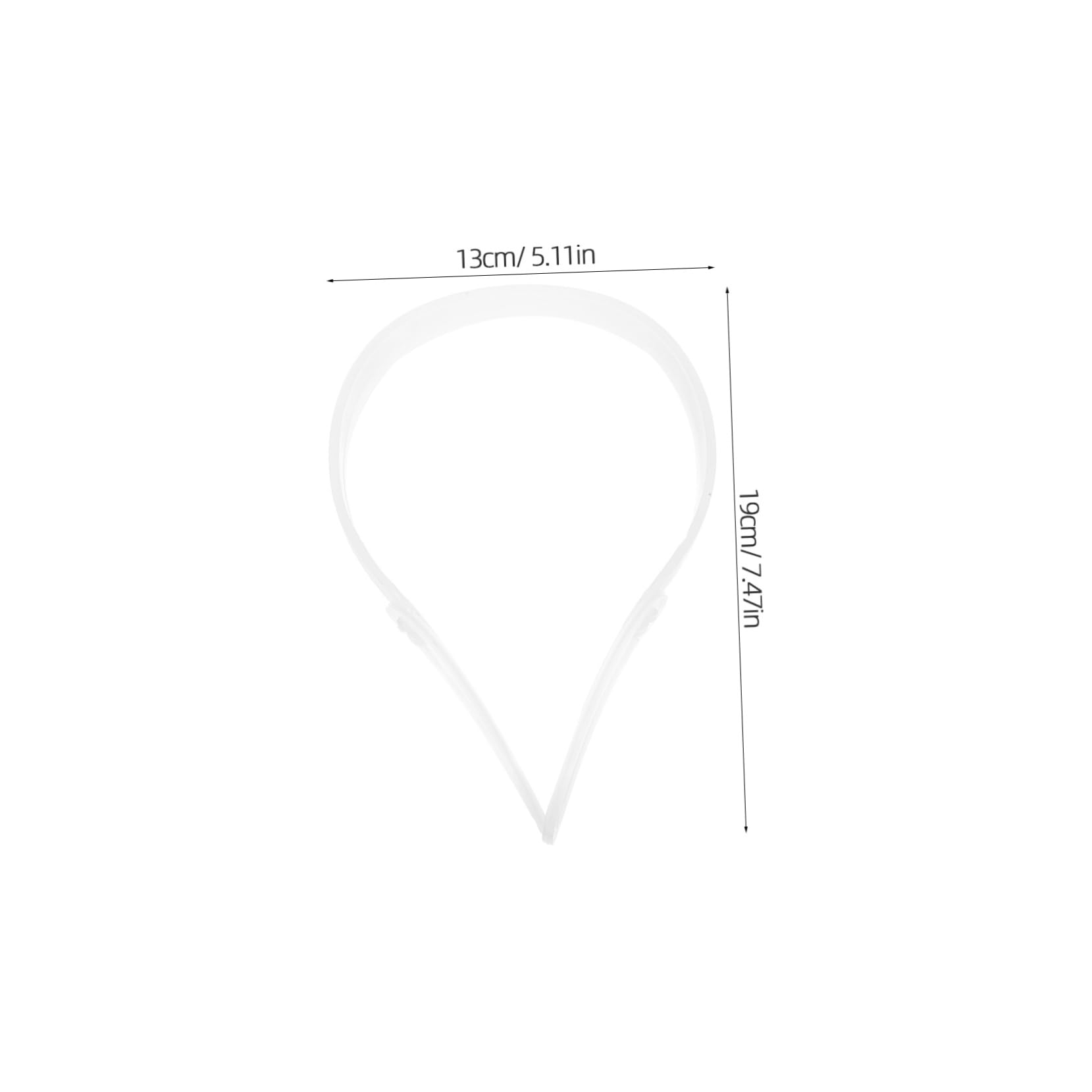 COLLBATH Earmuff Diy Rack Lightweight Plastic Earmuff Frame Holder Antifreezing Ear Diy Holder for Winter