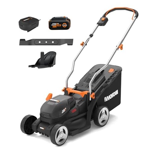 WORX 14-inch 20V Cut-to-Edge Mower