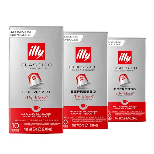 30 Cápsulas para Nespresso, Café Italiano Illy, Clássico