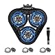 Menibeuty 3 Stück Series 5000 Scherkopf, SH50 Ersatzscherkopf für Rasierer mit Schwarzer Basis und Bürste, Scherkopf Kompatibel mit S5000 S5088 S5090 S5091 S5095 Usw