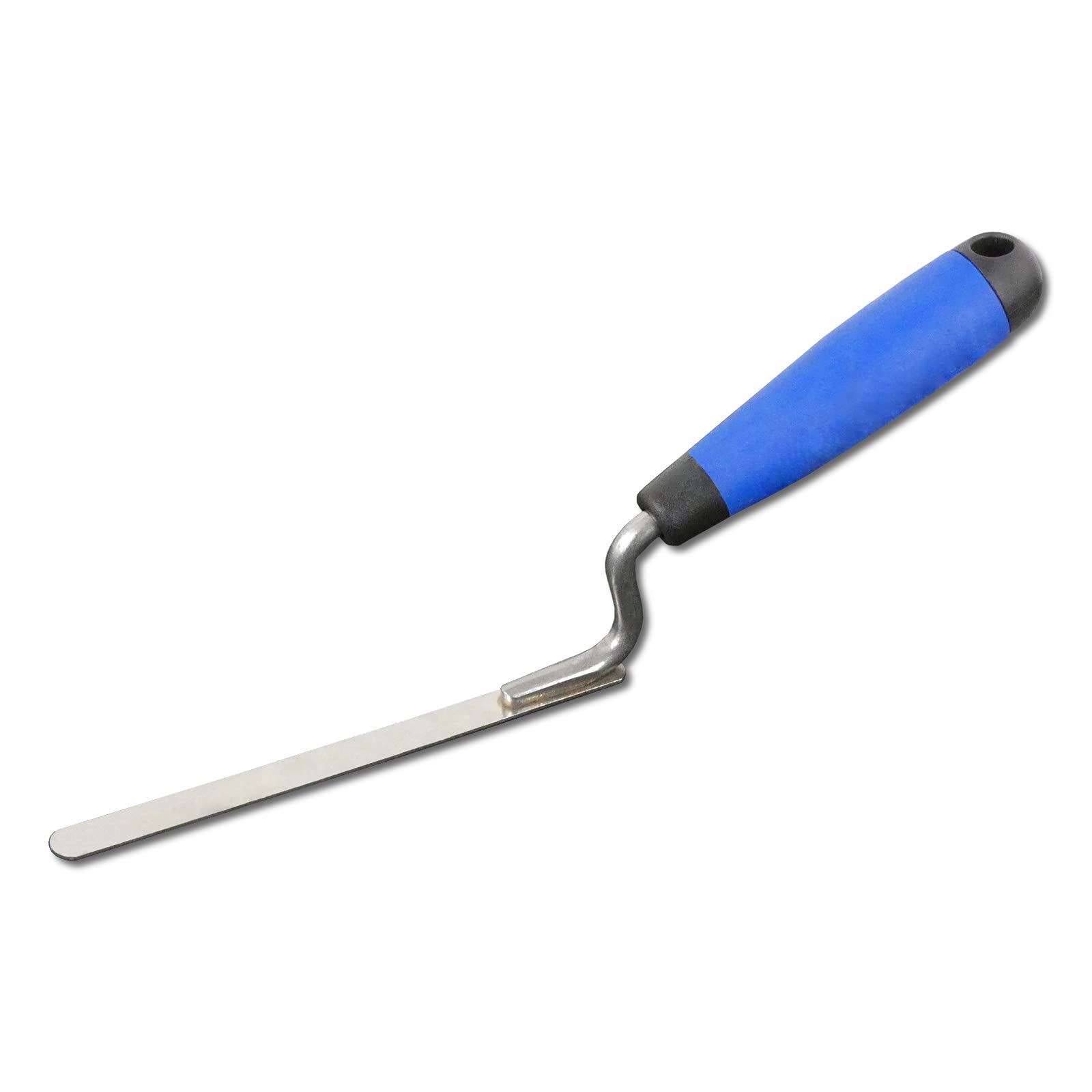 3er Set DEWEPRO® Fugenkelle - Fugkelle - Fugeisen - Fugeneisen mit flexibler Edelstahlklinge - Breite: 8mm - Fugenformer - Fugformer mit Edelstahlblatt und Softgriff