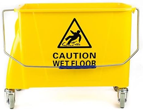 RK Safety RKMB Commercial Mop Bucket Combo-24QT -Yellow