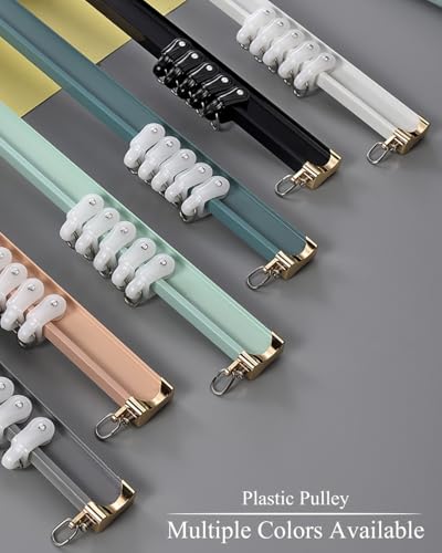Riel de cortina flexible para solucionar la falta de espacio en duchas 3