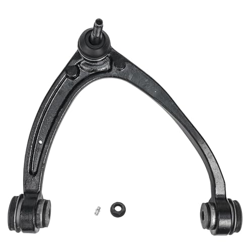 Image of Detroit Axle - 4pc Front Control Arm Kit for 2007-2013 Chevy Silverado 1500 GMC Sierra 1500, Suburban 1500, 2007-2014 Tahoe Yukon, Escalade ESV, 2 Upper Control Arms w /Ball Joint 2 Lower Ball Joints