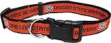 Pets First Collegiate PET Collar NEW VERSION Oregon State Beavers Dog Collar, Size Medium. Best Sports Team Color for Dogs & Cats. A Shiny & Colorful Dog & Cat Collar Licensed by The NCAA
