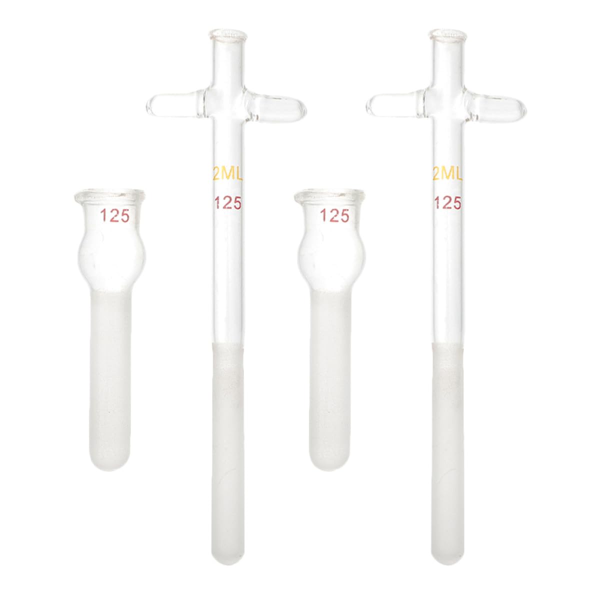 2 piezas molinillo de vidrio para laboratorio 2ml miniatura 1