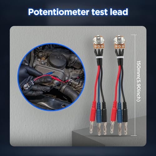 AUTOOL 68PCS Multimeter Test Leads Kit, Test Leads with Replaceable Wire Piercing Probes, 32A/1000V Alligator Clips, Banana Plug Adapters, Jumpers, Extension Male to Female Connector 4mm Banana Plug