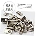 IMUSINICE 100pcs Carbon Steel T-Slot Nuts with Roll-in Spring, Nickel-Plated Elastic Metal Nuts for Aluminum Profile Extrusion, Compatible with European Standard 20-m5, Industrial Fasteners