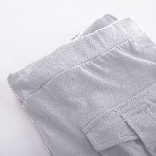 Zunfeo Women's Summer Capri Pants High Waisted Linen/Cargo Pants Stretch Lightweight Lounge Wear With Pocket Cropped Trousers #TOP2