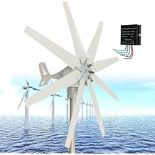 Wind Turbines Generator Kit 20000W DC 12V 24V 48V 110V 220V Wind Turbine Generator with 8 Blades Wind Turbine Kit for Homes Energy Supplementation,220V