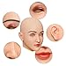 LCUPPON Silicone Female Mask Realistic Face with Makeup for Crossdressing Cosplay Halloween Masks (Ivory)