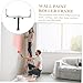 TEHAUX 4pcs Adjustable Paint Roller Handle Wall Paint Roller Frame for Ceiling DIY Painting Tools