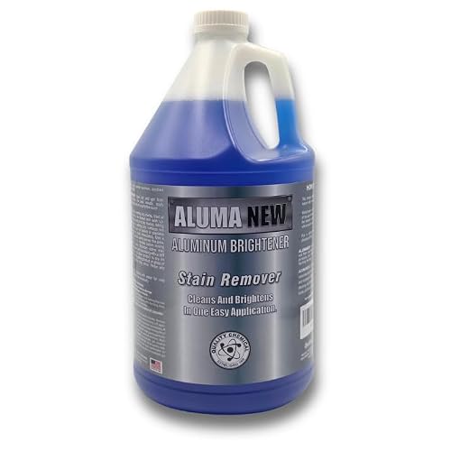 Aluminum Brightener/Stain Remover/Cleaner & Restorer/Made in USA/Quality Chemical / 1 Gallon (128…