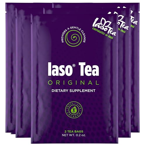 Iaso Brewed Tea (Original) - TLC Cleansing Tea & Refreshing Drink Formula for Balanced Lifestyle - 10 Convenient Sachets (5 Packs)