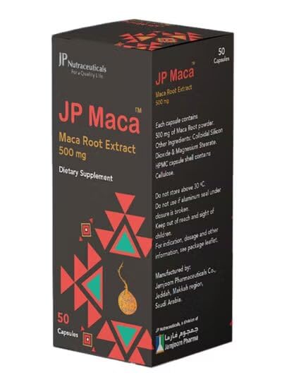 JAMJOOM PHARMA Maca 500 Mg 50 Capsule