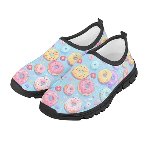 Boys Girls Casual Shoes Lightweight Kids Tennis Sports Sneakers Slip on Travel Play School Walking Shoe for Little Kid Black Sole