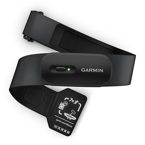 Garmin HRM 200 Heart Rate Monitor, Accurate Heart Rate and HRV Data, Comfortable Machine Washable Strap, XS-S