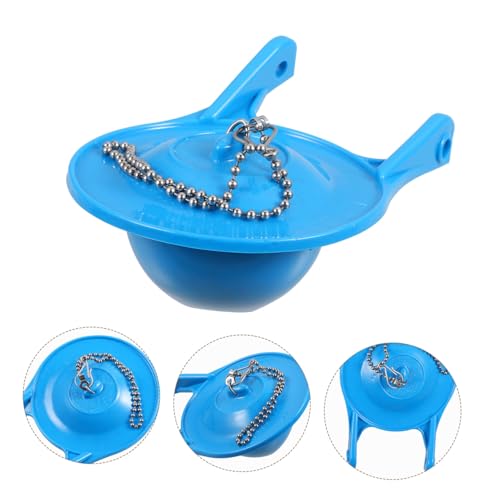 NULYLU 3 Water Tank Drain Valve Toilet Tank Ball and Toilet Tank Ball Rubber Toil Tank Ball Home Toilet Tank Rubber Seal Flapper Tank Ball for Toilet Closets Toilet Ballcock - Thumbnail 3