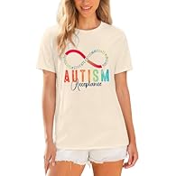 Show your support your understanding with this meaningful graphic print designed for genders. Made of soft, breathable blend, all-day comfort guarantees a gentle skin feeling. With classic crew neck, normal short sleeve design, perfect for a relaxed ...