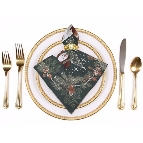 Servilletas de Tela Reutilizables POLESVBM Set 4 Floral miniatura 3