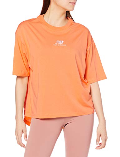 半袖Tシャツ NB Athletics Collide ショートスリーブ Tシャツ レディース ホワイト 日本 S