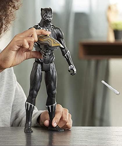 Miniatura 5 de Titan Hero Series Black Panther Figura de acción de 12 pulgadas con engranaje explosivo
