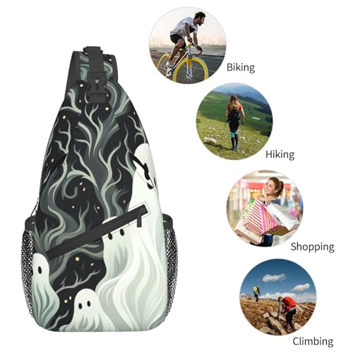Morrales tipo Sling para Senderismo unisex negro miniatura 6
