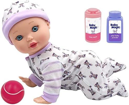 New Adventures Little Darlings: Crawling Baby - 10 Baby Doll Playset, Children's Pretend Play, Ages 2+