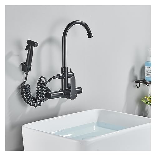 Robinet de cuisine 360 avec mitigeur 3 voies pour eau filtrée et évier moderne