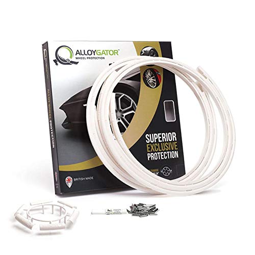 AlloyGator K4WHTEXC: White Exc. - Set of 4 Exclusive Wheel Protectors