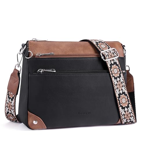 Lexiyat RFID Leather Shoulder Bag