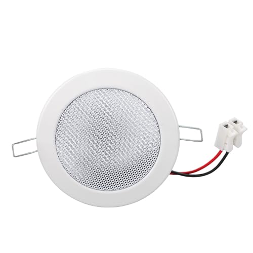 Altavoz de techo de 4 pulgadas antipolvo con resorte para audio en casa de 8 ohmios