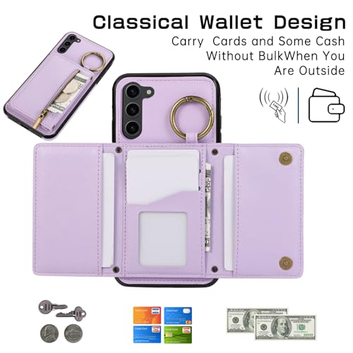 Coque Galaxy S23 Plus Asuwish ZHKLLB US antichoc violette