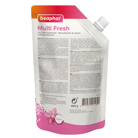 Beaphar, Multi Fresh Cat Litter Deodoriser Orchid 400g, Urine Encapsulation Technology - Image 2