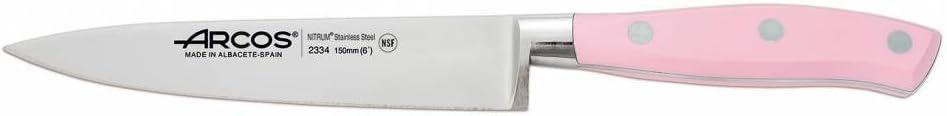 Arcos 233454 Series Riviera Rose Chef Knife Forged Stainless Steel Size 6" Rose Color