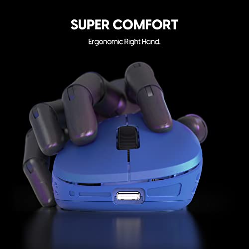 Image of Pulsar Gaming Gears - Xlite V2 Wireless Gaming Mouse, Ultra Lightweight, 2.1 oz (59 g), Ergonomic 2.4 Ghz 1 ms 20000 DPI Optical Sensor PAW3370 Domestic Genuine Product (Medium, Wireless, Blue)