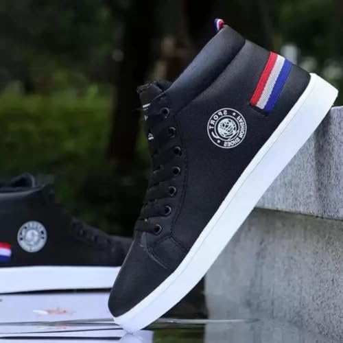Image of High Tops Shoes for Men (Black)