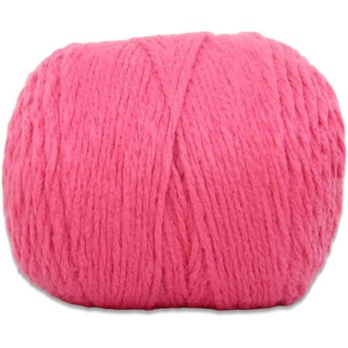 Image of ThreadArt Chunky Yarn Big Cake, 300g (316 Yards - Pink 02 | Super Bulky #6 for Hand Knitting & Crocheting - 100% Soft Acrylic for Blanket Yarn
