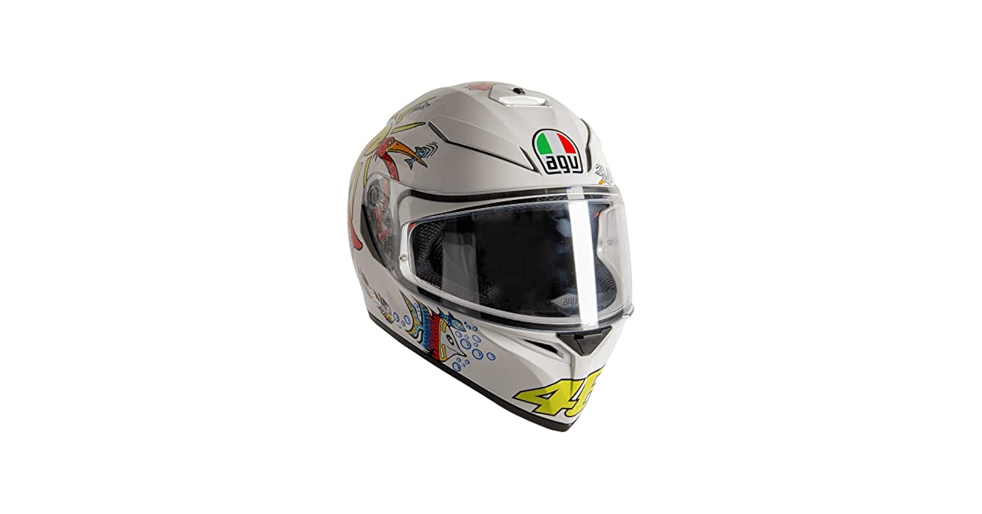 AGV K-3 ヘルメット　WHITE ZOO Ｌサイズ AGV K-3 ヘルメットWHITE ZOO Mサイズ