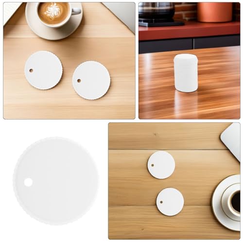 Couvercles papier jetables anti-poussière pour protéger vos cafés