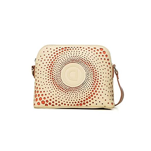 Desigual Donna Bols_Legacy Deia Borsa A Tracolla Bianco (Blanco), Bianco (Bianco), 9.5x18.5x23.5 cm (B x H x T)