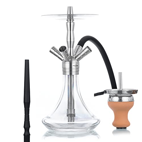 Mini Brodator 320 Eagle - Clear Shiny | Edelstahl Shisha Made in Germany – Bild 3
