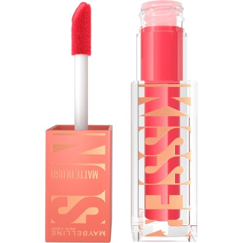 Image of Maybelline Sunkisser Liquid Blush Glow Bronzer + Vitamin E, Hazy Matte Finish with Plush Dot Applicator for a Sunkissed Glow, Buildable Color, Shade: 11 Electric Bronze