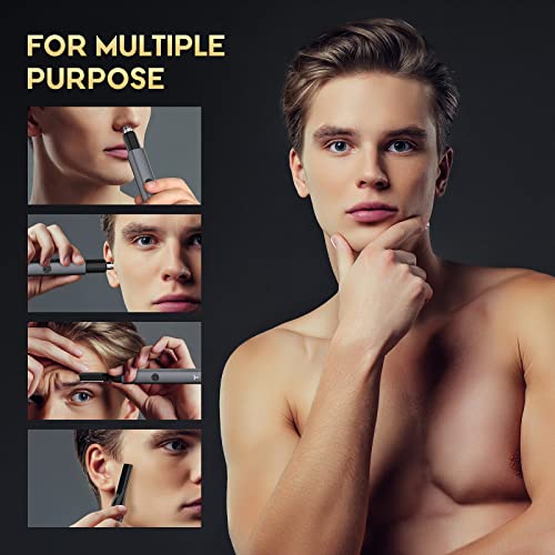 Tifor 8,000 Rpm Nose Hair Trimmer For Men - Electric Nose Hair Trimmer Rechargeable - Ipx7 Metal Ear Nose Trimmer Eyebrow Facial Hair Removal Tool #TOP2