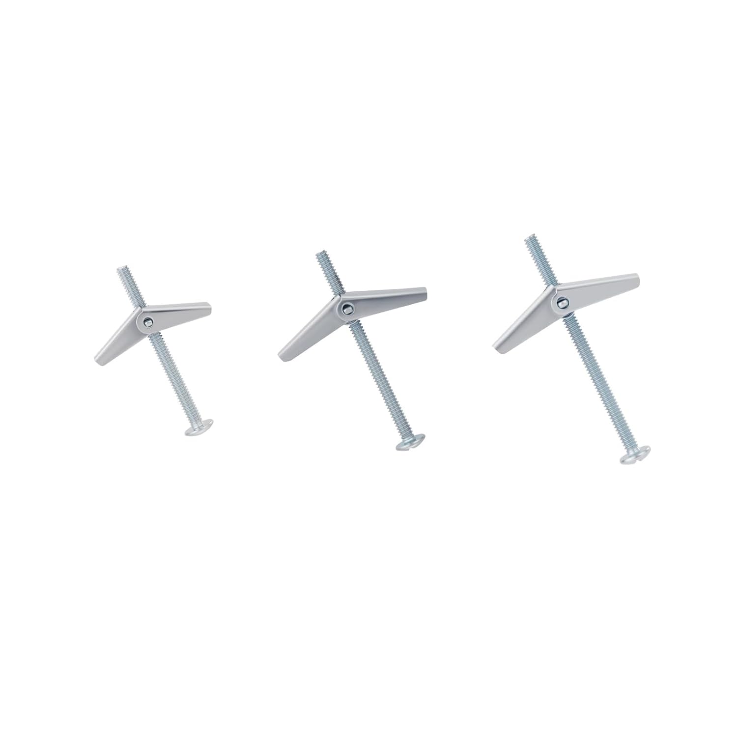 Heavy Duty Hollow Wall Anchors for Drywall Ceiling, Toggle Bolts and Wing Nut Kit